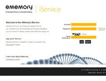 Tablet Screenshot of iservice.ememory.com.tw